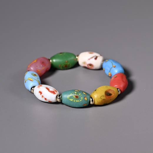 清代点彩琉璃珠手串 商品图1