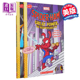 【中商原版】Spider Ham 学乐漫画小说 蜘猪侠2册套装 漫威 蜘蛛侠 Spiderman Marvel 英文原版 进口图书 儿童图像图画小说