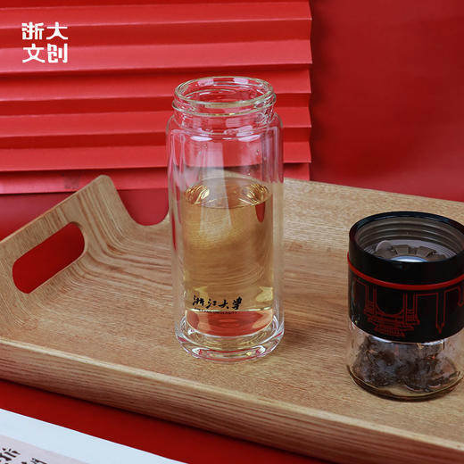 【浙大文创】浙江大学茶水分离杯 商品图3