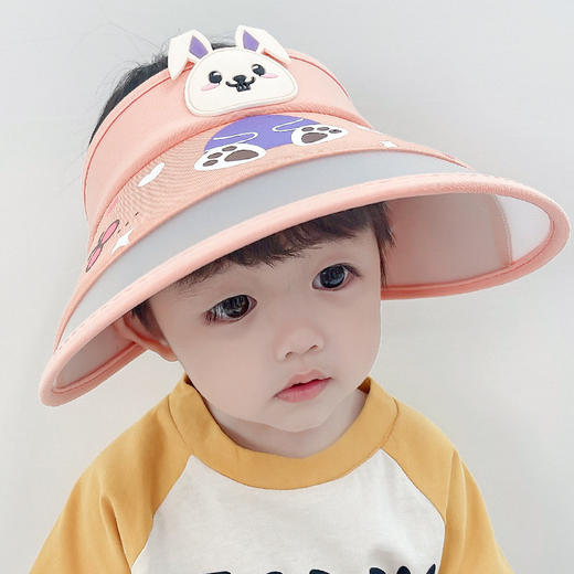 【卡通图案❗️夏季外出儿童防晒帽子空顶帽】儿童防晒帽子夏季大帽檐遮阳帽可折叠男女童海边沙滩太阳帽潮夏日夏日粉丝专属父亲节礼物新年礼盒年货礼盒 商品图3