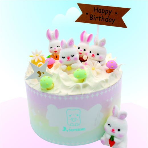 【100%动物奶油】兔萌萌 商品图0