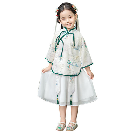 儿童汉服古风襦裙中国风两件套PJX-BD2270 商品图4
