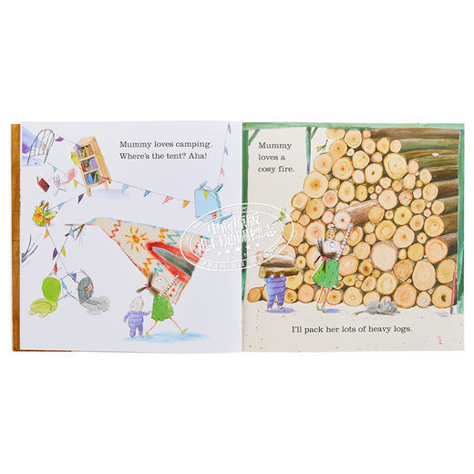 【中商原版】Laura Hughes 妈妈的行李箱 Mummy's Suitcase 精品绘本 低幼亲子故事绘本 亲子关系 平装 英文原版 3-6岁 商品图5