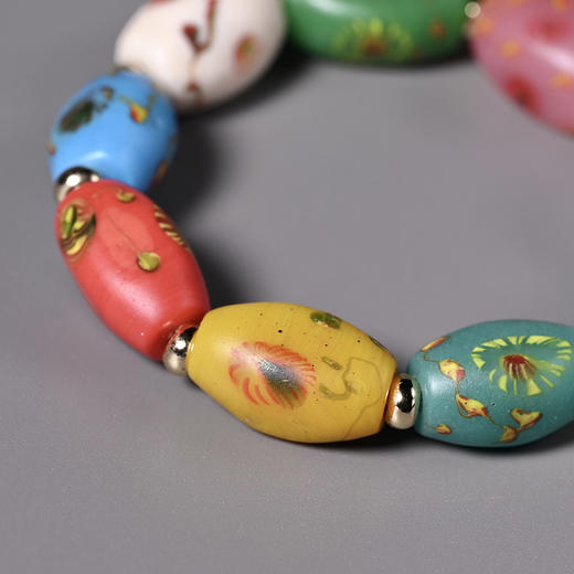 清代点彩琉璃珠手串 商品图7