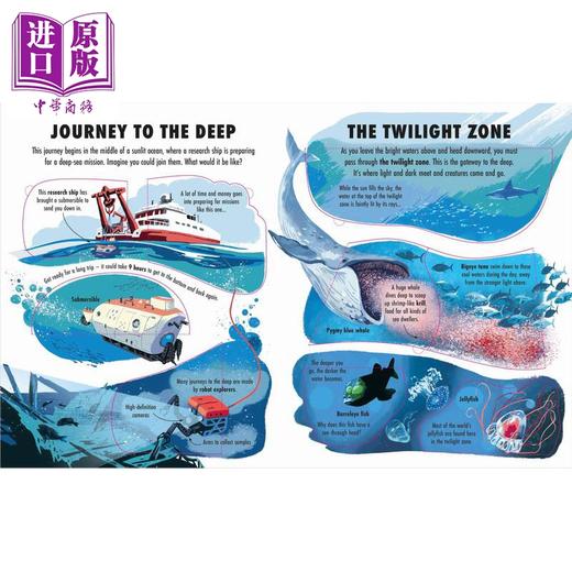 【中商原版】Extreme Planet: The Deep 极地星球:深海探秘 科学自然绘本 英文原版进口图书 知识百科图书 儿童读物百科全书 商品图2