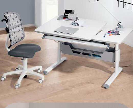 德国原装进口Paidi儿童学习桌椅 伴读凳 通过欧洲最严苛的认证 可调节倾斜角度 高度可升降 |百里居 商品图9