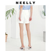 NEELLY纳俪商场同款不规则前片单口袋设计小众阔腿休闲短裤裙裤N23044H04594 商品缩略图3