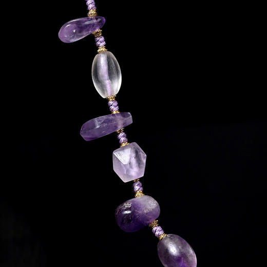 西亚高古紫水晶“重生”护身符项链 商品图3