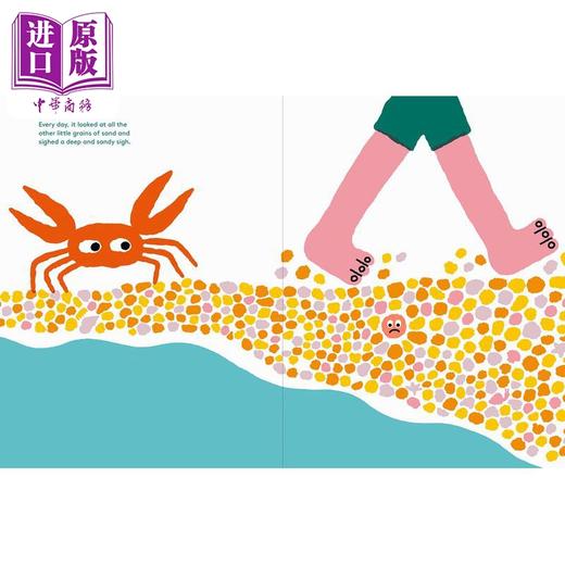 【中商原版】The Tiny Grain of Sand 微小的沙粒 英文原版 进口图书 儿童科普绘本 少儿百科知识图书 精装童书 儿童读物自然 商品图1