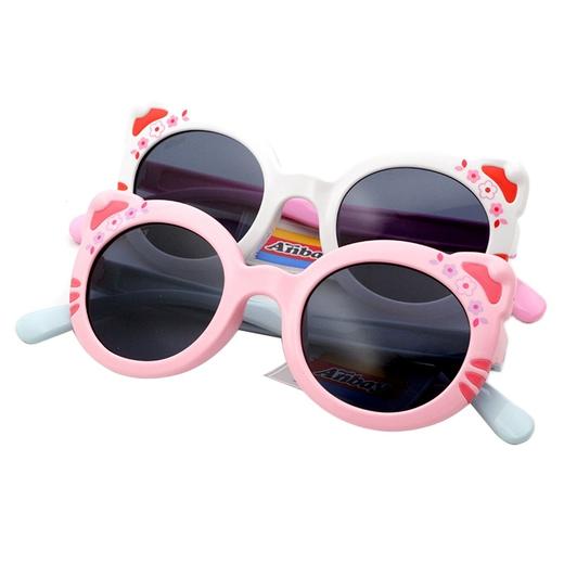 安比儿童墨镜男童眼镜猫耳朵个性防紫外线潮宝宝太阳镜女A21248 商品图4