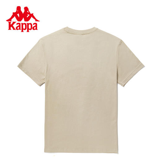 Kappa卡帕短袖复古运动2023新款男夏季刺绣印花半袖运动休闲T恤K0D32TD23 商品图2