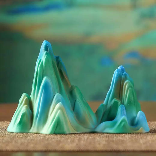 【庆学堂】千里江山笔搁 笔架 桌面摆件 文房装饰 商品图2