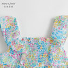 马克珍妮夏装新款裙子 女童田园风舒适棉真丝连衣裙230755 商品缩略图2