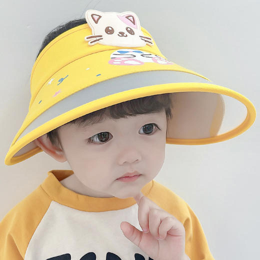 【卡通图案❗️夏季外出儿童防晒帽子空顶帽】儿童防晒帽子夏季大帽檐遮阳帽可折叠男女童海边沙滩太阳帽潮夏日夏日粉丝专属父亲节礼物新年礼盒年货礼盒 商品图4