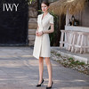 IWY/正式场合职业连衣裙女气质高端米色西装裙工作服收腰显瘦西服套裙Q952+D0053 商品缩略图3