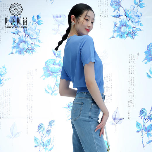 千年情话—薄款七个色针织衫2E50005 商品图2