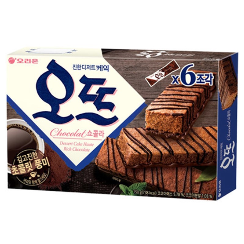 好丽友甜点巧克力150g오리온 오뜨 쇼콜라