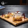 璃海匠心琼林玉枝耐热玻璃茶具套组（1壶4杯） 商品缩略图6