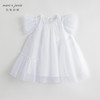 马克珍妮夏装新款 女童网纱蝴蝶袖蓬蓬裙连衣裙 儿童裙子220985 商品缩略图1
