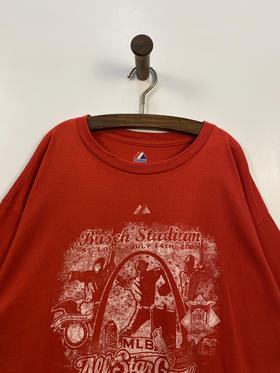 Y2K Vintage Majestic MLB 美国职业棒球大联盟 All Star 全明星 厚款 短袖T恤 _SST(XL)