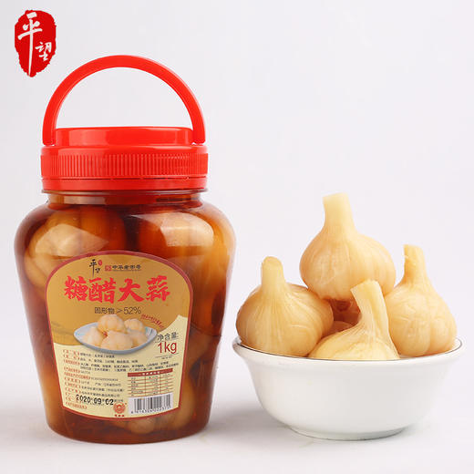 【调味新春】1kg平望糖醋大蒜 传统工艺 老坛腌制 商品图0