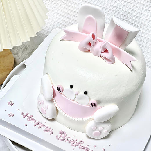 烤爱·生日蛋糕系列·兜兜兔·多口味可选·聚会生日节日【仅限深圳同城配送】 商品图1