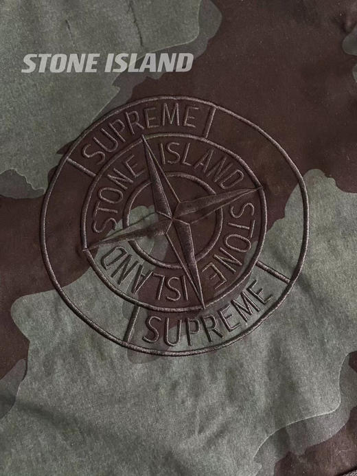 战术背心Supreme SS19 x Stone Island Camo Cargo Vest 石头岛联名款多口袋工装风战术拉链背心 商品图4