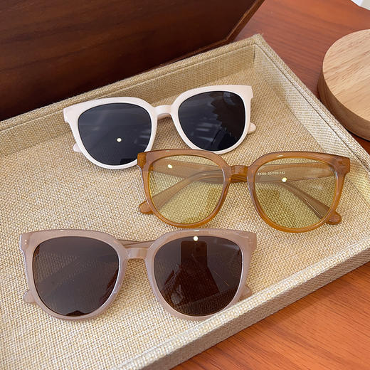 【YW】无忧购韩版ins百搭显脸小防紫外线偏光太阳镜KY3393（截单后10天发货) 商品图1