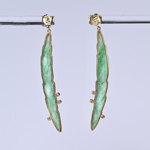 清代翡翠“一帆风顺”耳环 商品图1