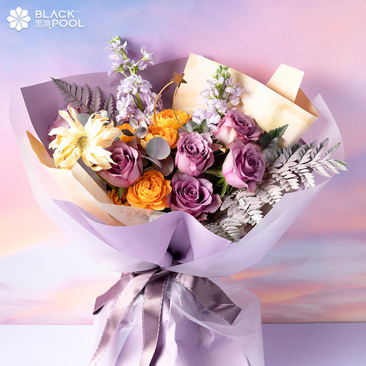 （提前一天预定）【双子座鲜花】双子座的爱有多久 答案是永恒 商品图0