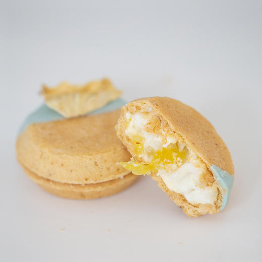 「双子座」椰子凤梨味曲奇烧｜冷冻经典版曲奇烧（4枚/盒） 商品图3