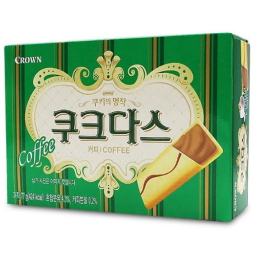 克丽安夹心条饼干咖啡128g크라운 쿠크다스 커피 商品图0