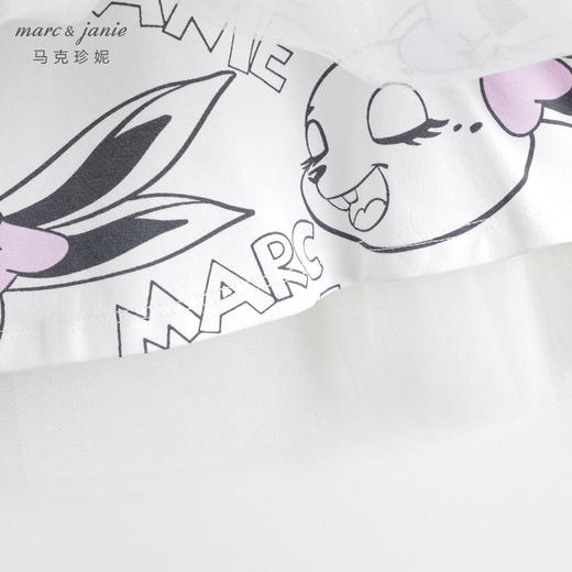 马克珍妮夏装新款裙子 女童网纱拼接运动背心连衣裙230662 商品图4