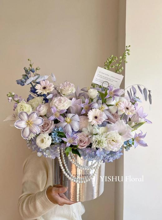 爱你的神秘优雅---紫色系混搭花束 商品图1