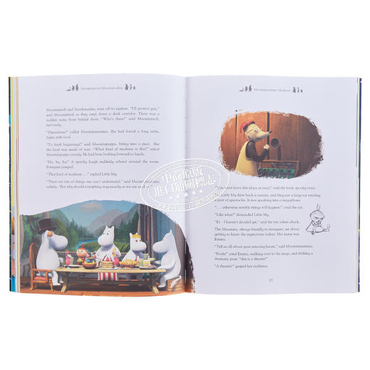【中商原版】Amanda Li：Adventures in Moominvalley 姆明谷历险 儿童独立阅读入门初级章节书桥梁书 平装 英文原版 9岁以上 商品图4