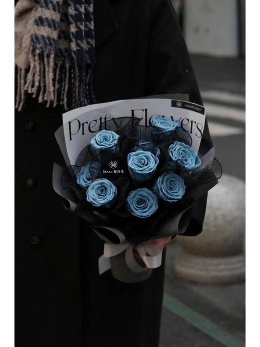 蓝调朦胧----小众蓝色系色花束 商品图5