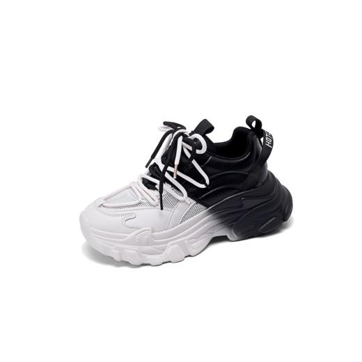 西村名物2022年夏新款活力网面老爹鞋渐变色休闲鞋女T22AM10971 商品图10