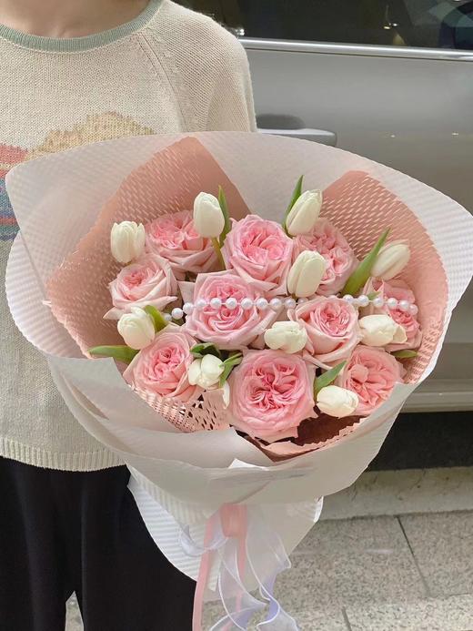 怦然心动二---粉荔+郁金香 商品图1