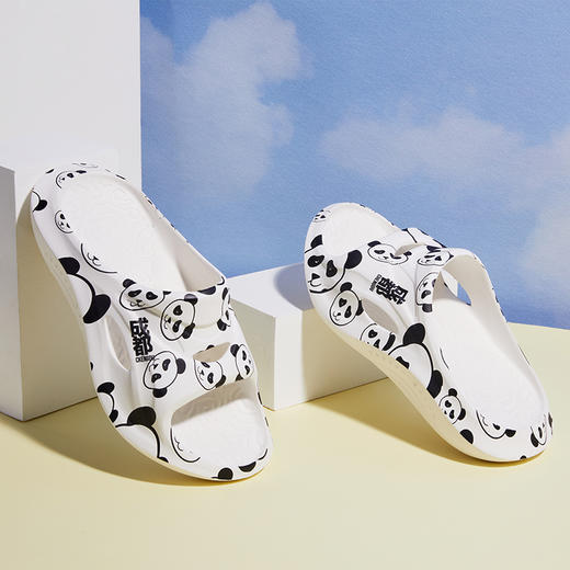 CODOON咕咚运动舒缓拖鞋加厚鞋底超轻量化减震舒缓修复国潮运动拖鞋 S621201 商品图4