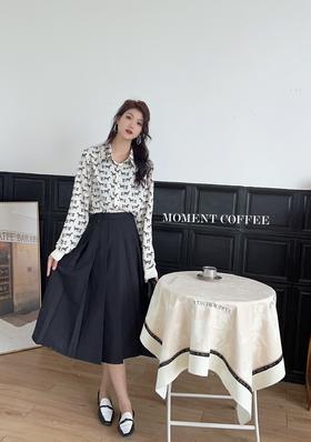 325397#碎花雪纺衬衫