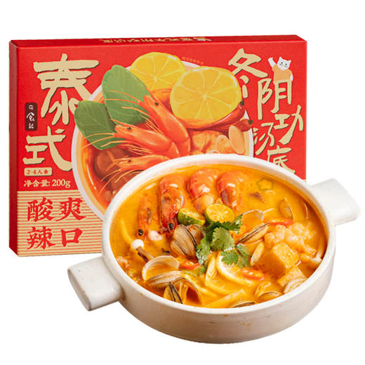 日食记 泰式冬阴功汤底 200g/盒*4 商品图6