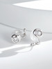 【天猫同款】悦甄 18k金钻石耳夹 圆漾K白 商品缩略图5
