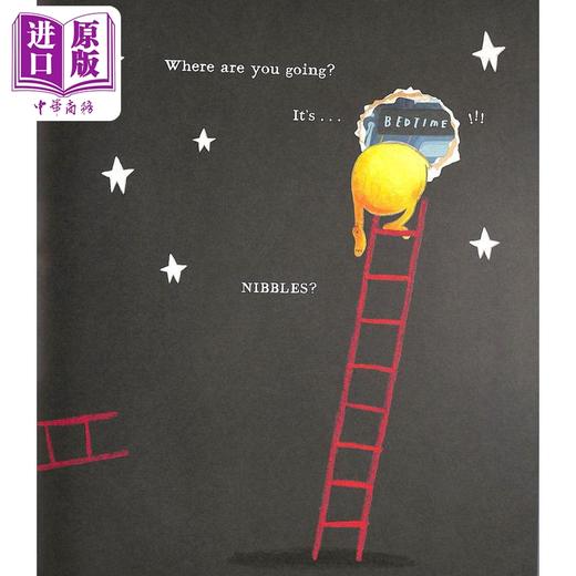 【中商原版】Emma Yarlett:Nibbles: The Bedtime Book 啃书小黄怪尼宝:晚安故事 英文原版 进口图书 儿童绘本 故事图画书 商品图3