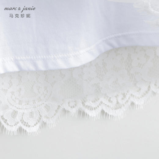 【凉感抗菌】马克珍妮新款夏装 女童蕾丝网纱连衣裙231093 商品图4