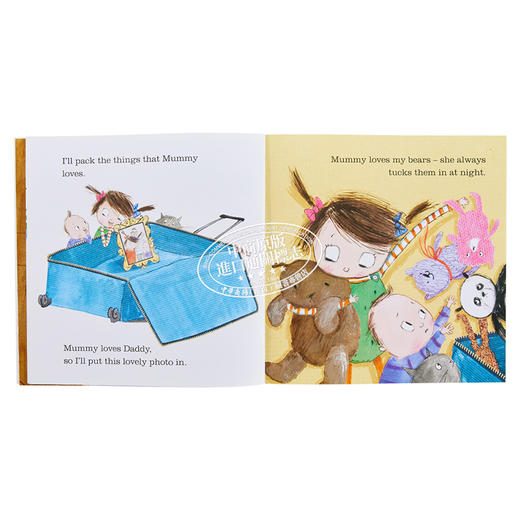 【中商原版】Laura Hughes 妈妈的行李箱 Mummy's Suitcase 精品绘本 低幼亲子故事绘本 亲子关系 平装 英文原版 3-6岁 商品图4