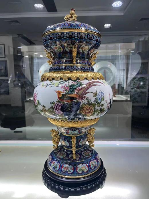 《吉祥中国》富贵珐琅尊 商品图0
