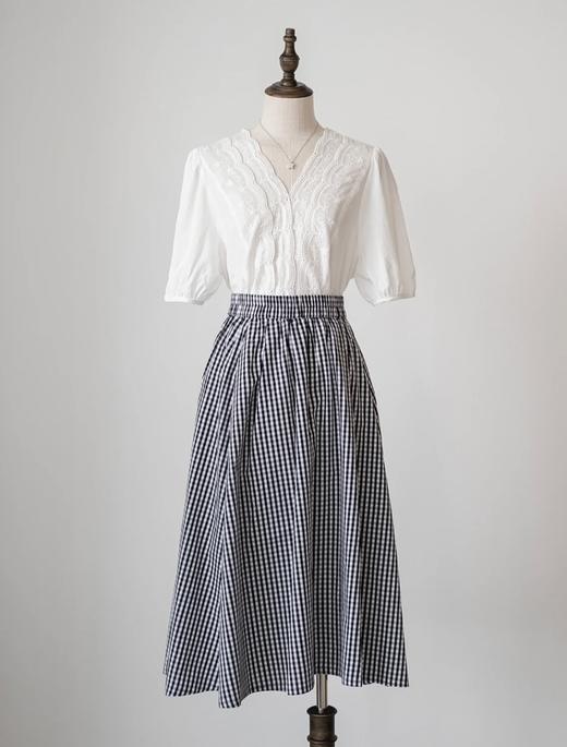 【百图lulu定制】【铃兰衬衫】法式温柔风  灯笼袖衬衫 商品图5