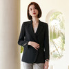 罗蒙春秋款双排扣小西装外套女士商务休闲通勤百搭气质单西服上衣外套 商品缩略图5