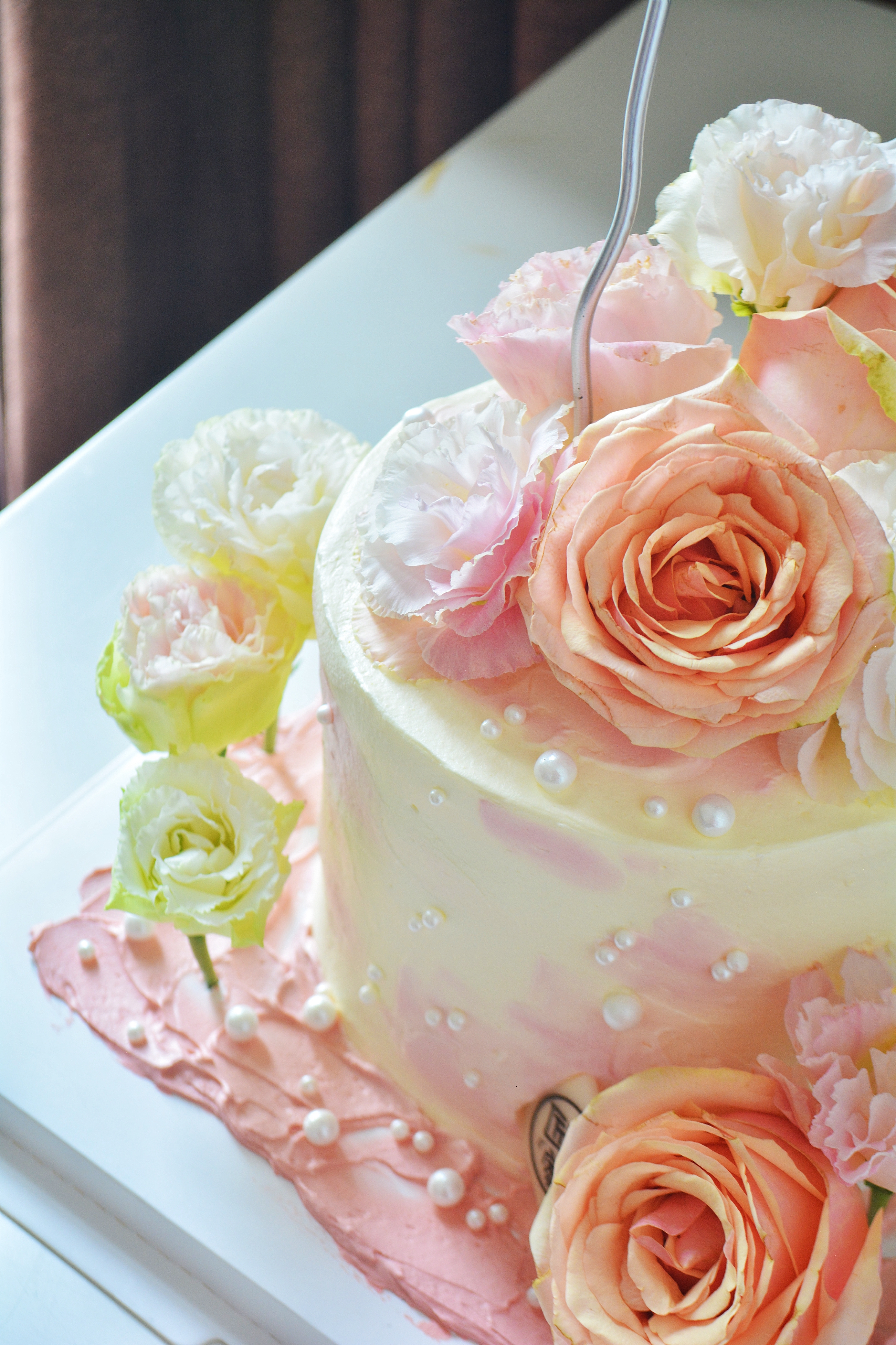 以爱为名鲜花蛋糕