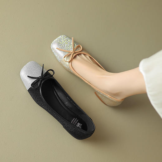 柔软舒适，时尚拼接平底单鞋NX-m1599 商品图3